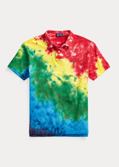 Men's Polo Ralph Lauren Custom Slim Fit Tie-Dye Polos | 612935ZOG